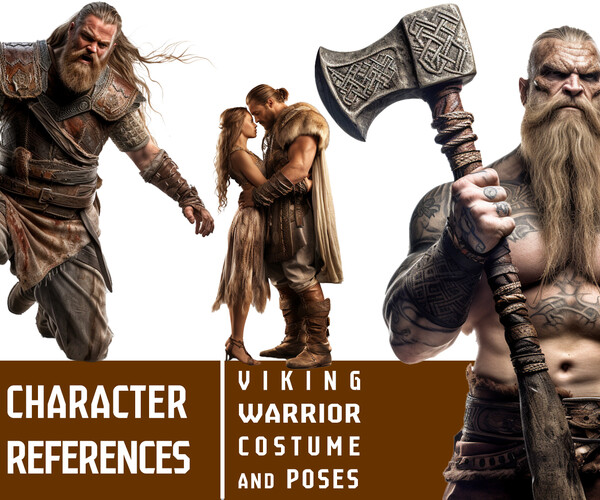 ArtStation - 200 Viking Warrior References - Costume & Poses | Resources