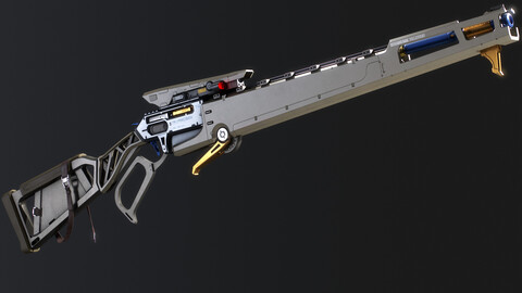 Lever Action Precision Rifle (concepted by Renfei Luo)