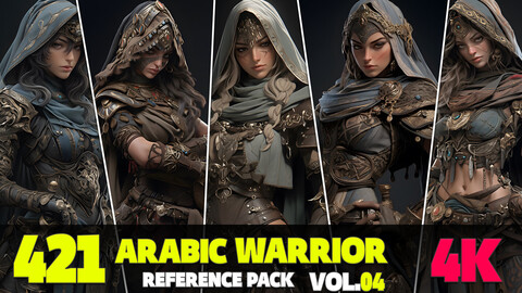 421 4K Arabic Warrior Reference Pack Vol.04