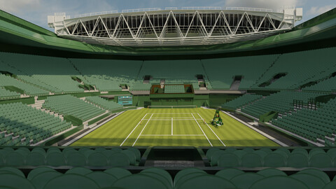 Wimbledon Grand Slam Centre Court Tennis Stadium