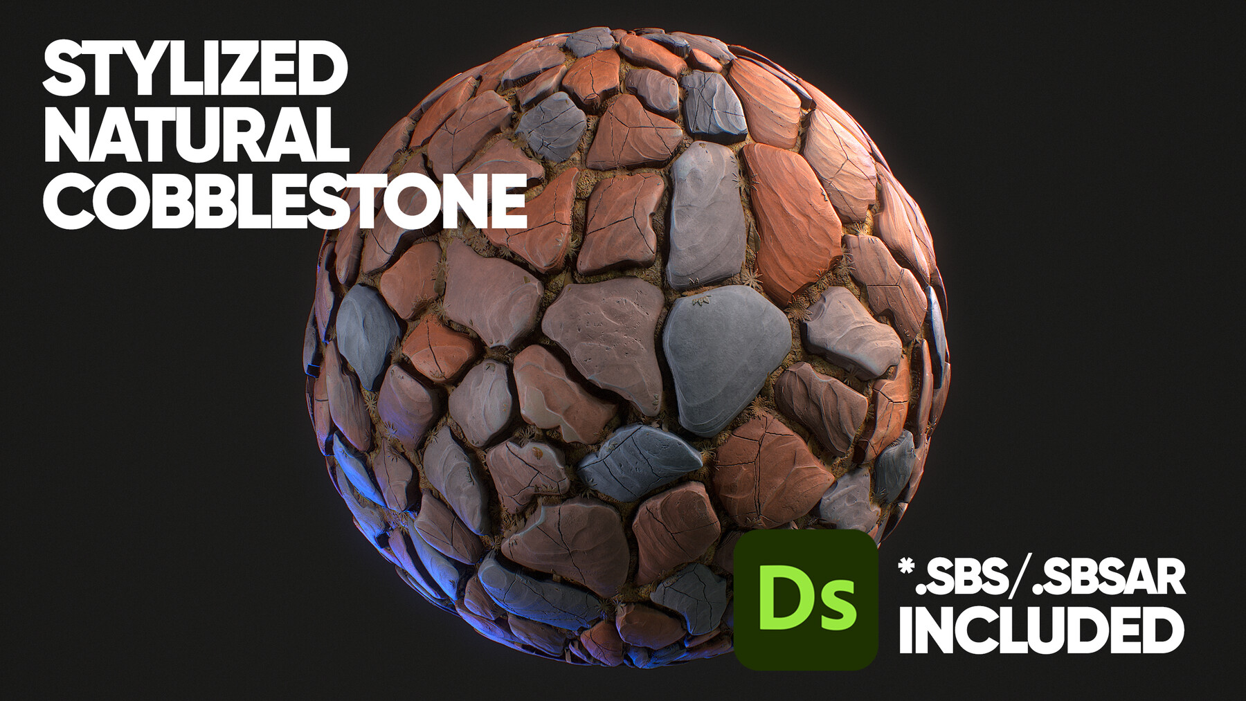 ArtStation - Stylized Natural Cobblestone | Game Assets