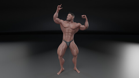 Human Body - Muscular Male v2