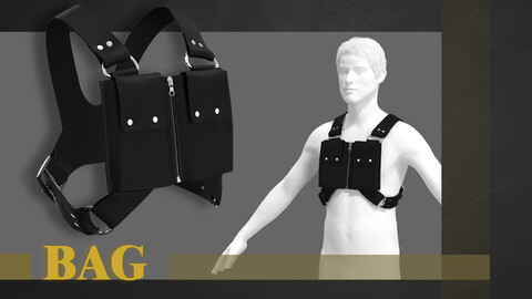 BAG  MARVELOUS DESIGNER+CLO+OBJ+FBX