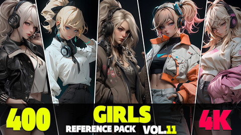 400 4K Girls Reference Pack Vol.11