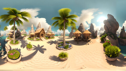 HDRI Tropical Beach