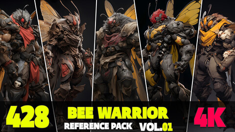 428 4K Bee Warrior Reference Pack Vol.01