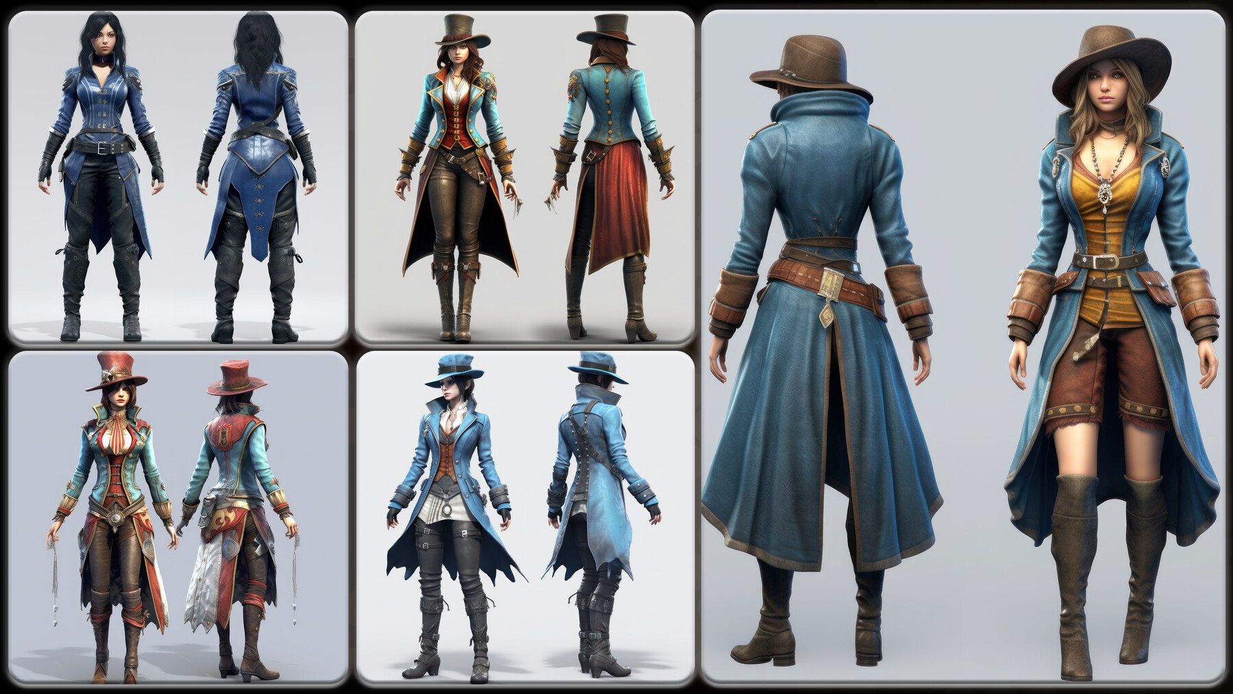 ArtStation - 200 Feminine Illusionist Outfit Reference Pack | 4K | v ...