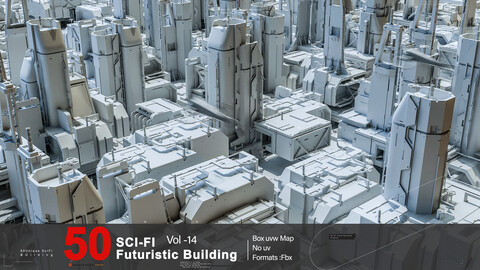 Sci-fi Futuristic Building VOl 14