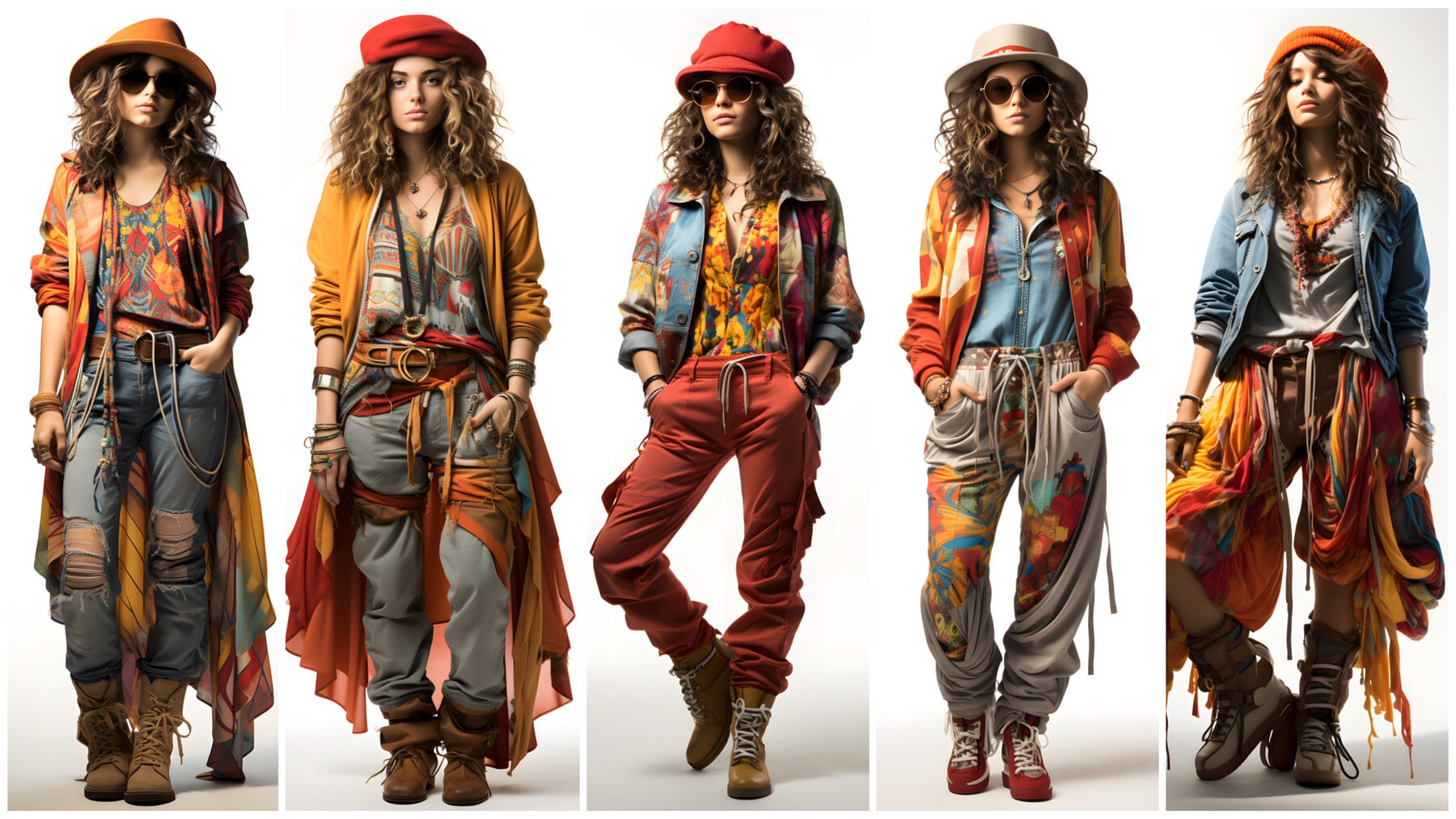 ArtStation - 390 Hippy Fashion dress Concept(4k)