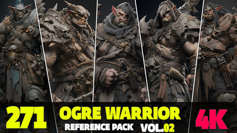 271 4K Ogre Warrior Reference Pack Vol.02