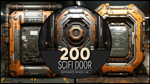 Scifi Door 4K Reference/Concept Images