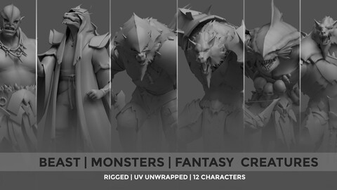 Beast | Monsters | Creatures | Rigged Characters
