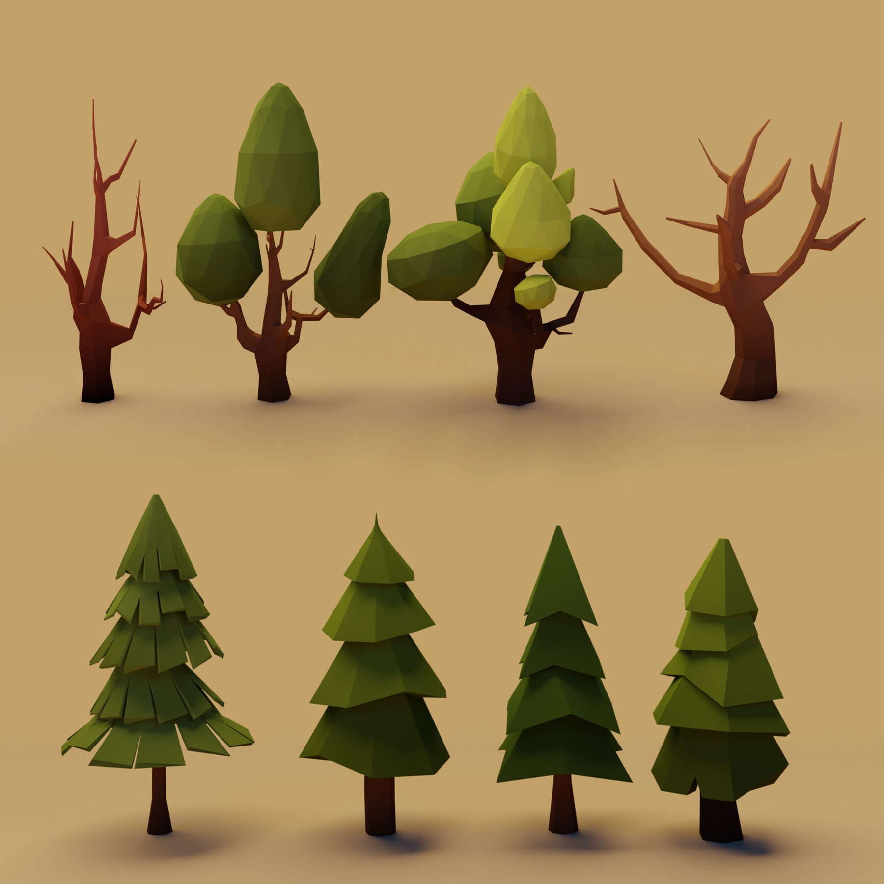 ArtStation - Enviroment Low poly | Game Assets