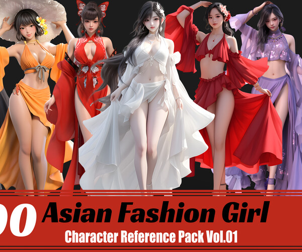ArtStation - +450 Beautiful Fitness Girl, 4K, Character Reference Pak  Vol.01