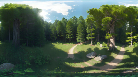 HDRI Forest Panoramas