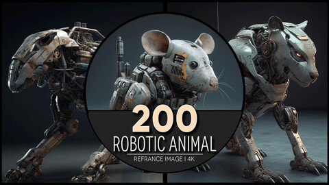 Robotic Animal 4K Reference/Concept Images