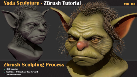 Yoda - ZBrush Sculpture Series Vol3