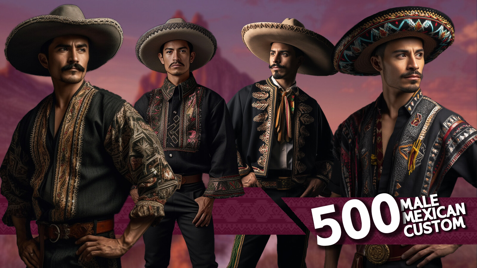 ArtStation - 500 Mexican Man Concept _ VOL 1 _ Character Reference |  Artworks