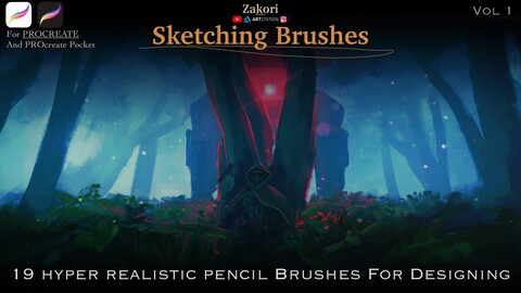 Realistic Sketching Brushes