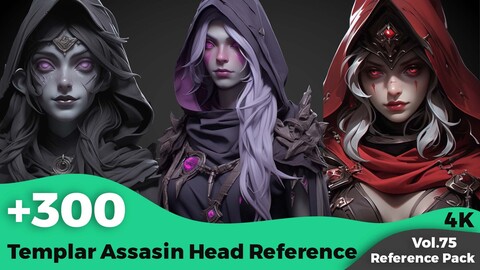 +300 Templar Assasin Head References(4k)