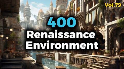 400 Renaissance Environment Concept(4k) | Vol_79