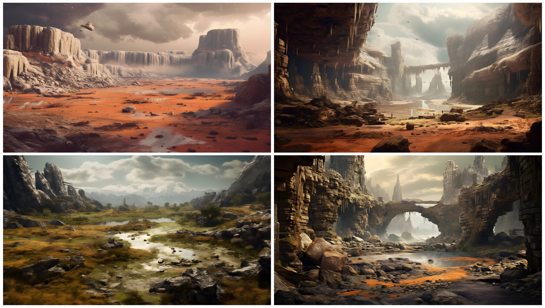 ArtStation - +420 prehistory Environment Concept(4k) | Artworks