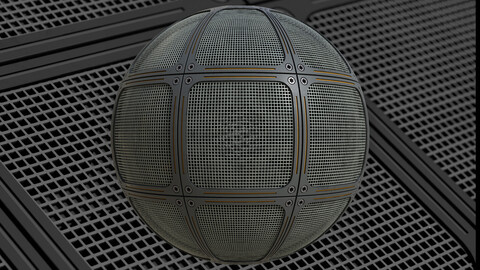 PBR Metal Panel 1 /.sbs - .sbsar / .tiff Textures