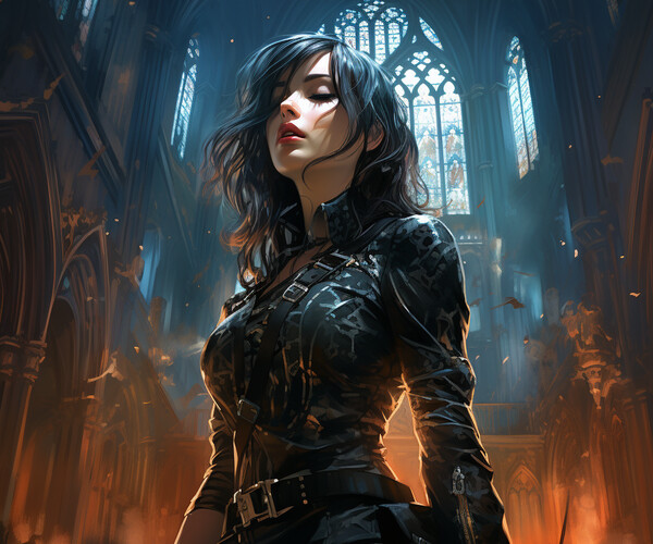 ArtStation - Midnight Reverie: A Gothic Elegance 7 | Artworks