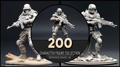 Character Figure Collection 4K Reference/Concept Images