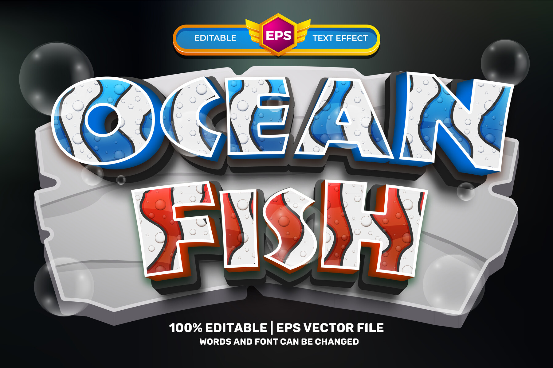 after effects 3d school of fish template download