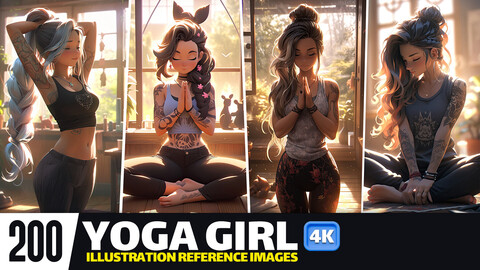 Yoga Girl VOL.01 | 4K Reference Images