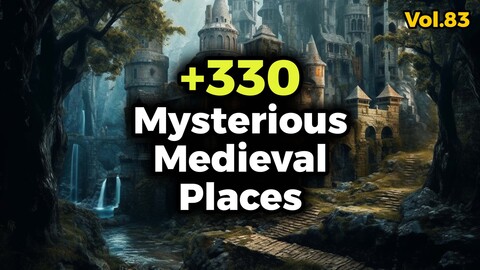 +330 Mysterious Medieval Places Concept(4k) | Vol_83