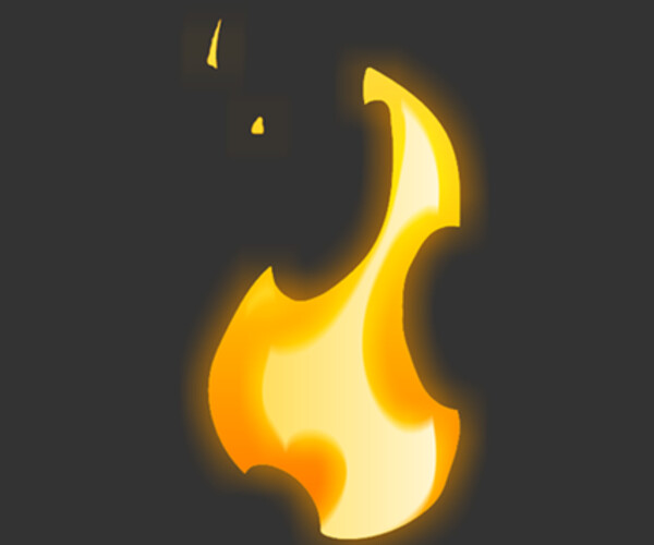 ArtStation - 2D Fire Animation 01 | Game Assets