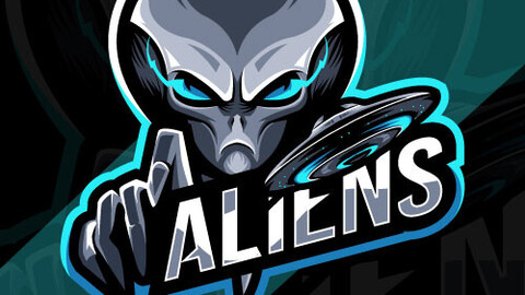 Alien Logo Vectors Collection