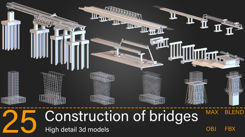 25-Construction of bridges-Kitbash-vol.01