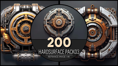 Hardsurface Pack 03 4K Reference/Concept Images