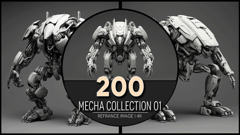 Mecha Collection 01 4K Reference/Concept Images