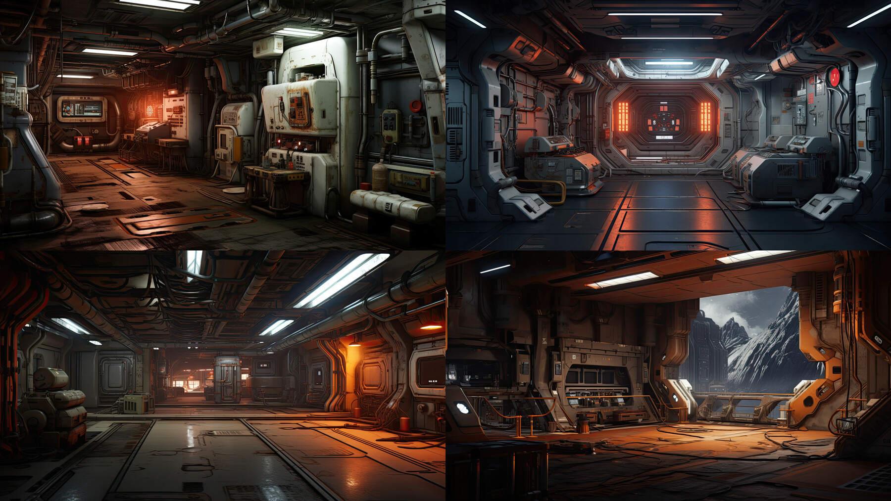 ArtStation - 205 arts - Deep Space Mining Facility Environment ...