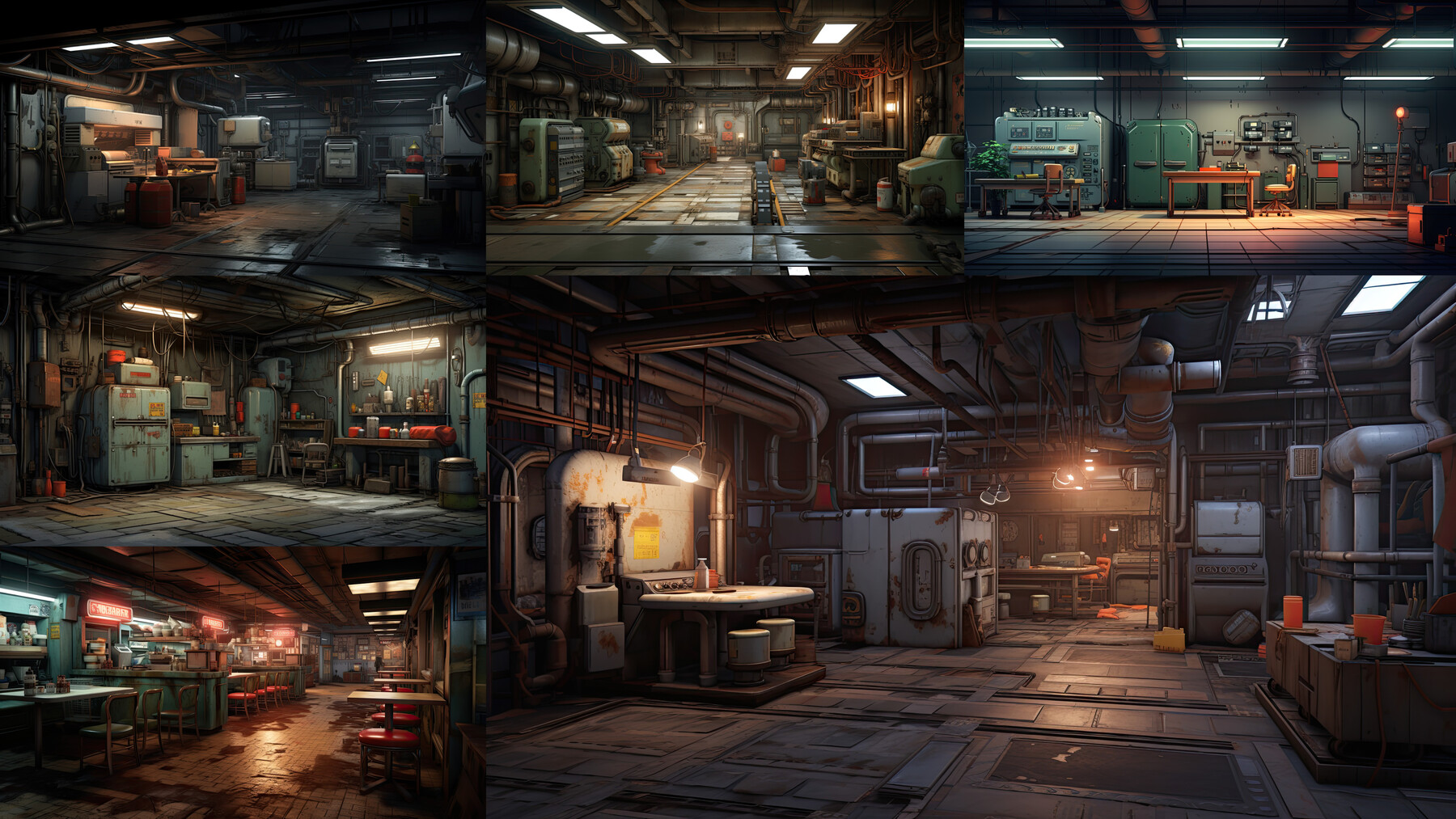 ArtStation - 205 arts - Android Assembly Line Environment - Interior ...