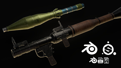 RPG-7 Rocket launcher + Rocket