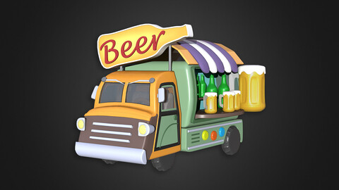 Asset - Cartoons - Food Car - Beer