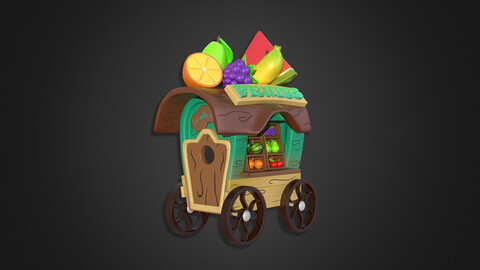 Asset - Cartoons - Food Car -  Car Fruits