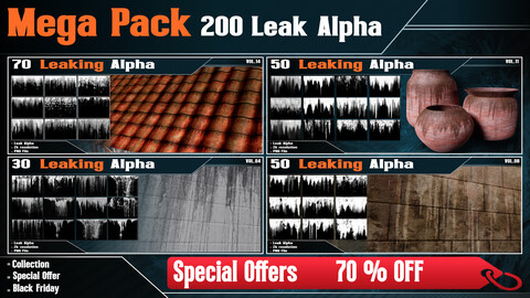 Mega Pack 200 Leaking Alpha ( Over 70 % OFF ) - 4 in 1