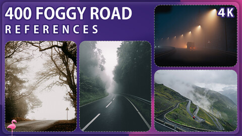 400 Foggy Road Photo Reference Pack – Vol 1