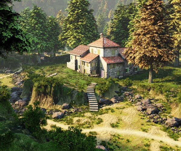 ArtStation The House In The Woods Resources   File 