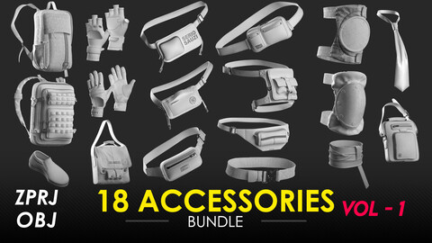 18 Accessories Pack - Marvelous / CLO Project file