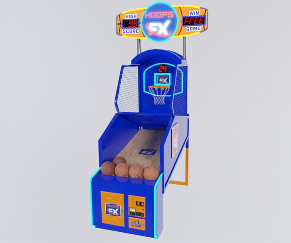 ArtStation - Hoops FX Mini Basketball Arcade Game | Game Assets