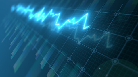Abstract Business Market Graph Background
