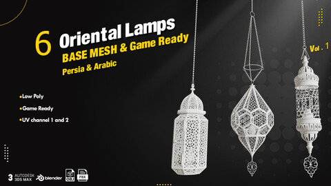 Oriental Lamps BASE MESH Vol.1