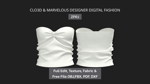 Make Dress Clothes CLO3D & Marvelous Designer 3D ZPRJ